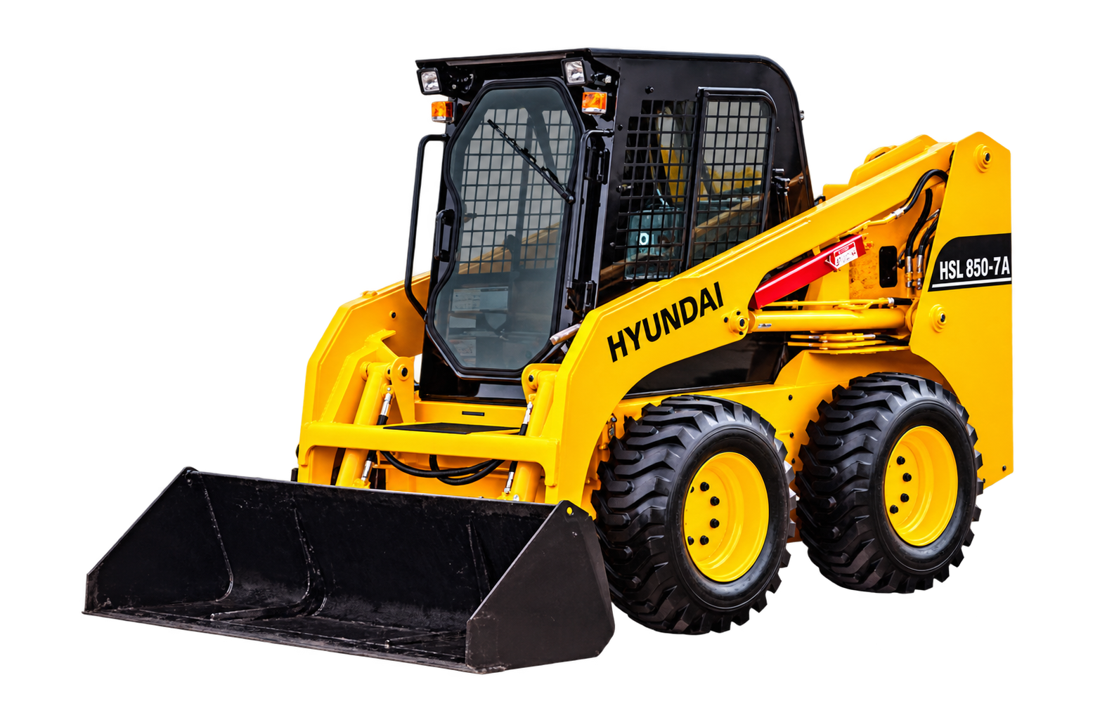 Minipala cargadora Hyundai HSL 850-7A de la flota de Vial Service.